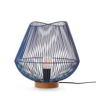 Lampe design Lo Select Groove Bleu Métal - Bois ST68-441P40 L DKBLUE