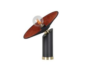 Lampe de table Gatsby Ø 32 cm - Cognac - Métal - Market Set - PR590303