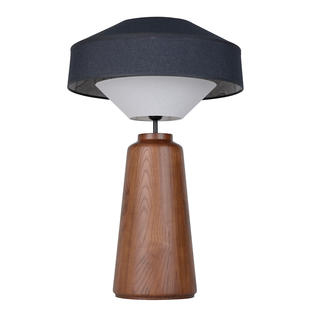 Lampe de table Mokuzai Ø 48 cm - Bois / Tissu Blanc - Market Set - PR590319
