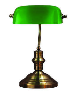 Lampe design Markslöjd Bankers Antique Métal 105931