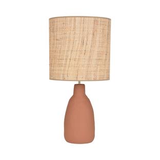 Lampe Portinatx L Ø 38 cm - Bana - Céramique / Raphia - Market Set - PR503494