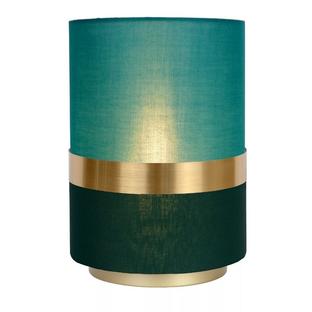 Lampe à poser EXTRAVAGANZA TUSSE - Métal Doré- Tissu Vert - design Lucide - 10508/01/33