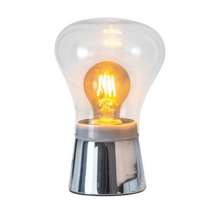 Lampes 1 lampes design Näve Kerry Chrome Métal - Verre 3171042