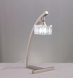 Lampes design Mantra Cuadrax Nickel satiné Métal 1114