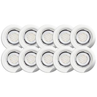 Luminaires intérieurs encastrables 10 lampes led Brilliant Cosa Gris Métal - Verre G03090/75