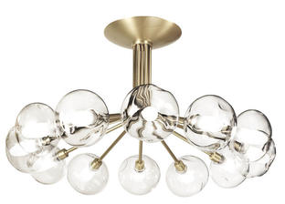 Lustre Perla - Cvl - Ø 62 cm - 12xG9 - Bruni - LUPERL12BRMETEC