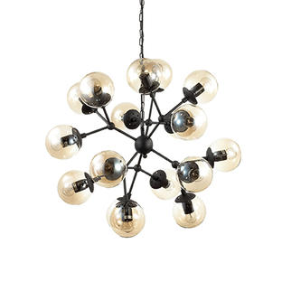 Suspension industrielle - Kepler - Noir Métal - Ideal Lux - 162201