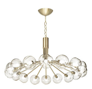 Lustre Luna - Cvl - Ø 76 cm - 16xG9 - Bruni - LULUNA16BRMETEC