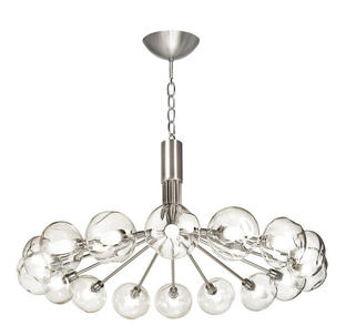 Lustre Luna - Cvl - Ø 76 cm - 16xG9 - Nickel - LULUNA16NIMETEC