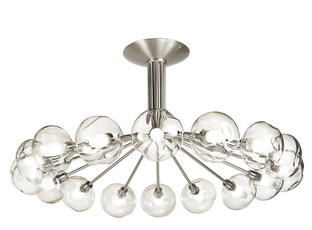 Lustre Perla - Cvl - Ø 76 cm - 16xG9 - Nickel - LUPERL16NIMETEC