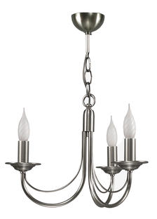 Lustre Chatelet - Cvl - Ø 46 cm - 3xE14 - Nickel - LUCHAT3NI