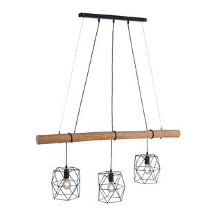 Lustre 3 lampes design Leuchten Direkt Edgar Noir Métal 15503-18