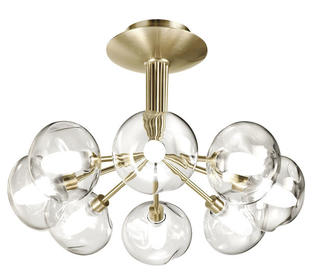 Lustre Perla - Cvl - Ø 40 cm - 8xG9 - Bruni - LUPERL8BRMETEC