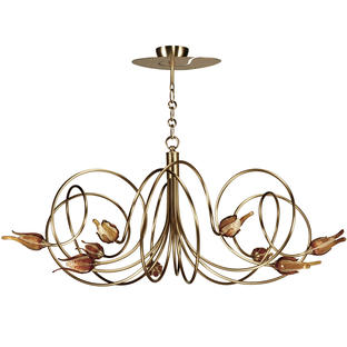 Lustre Hypnos - Cvl - Ø 85 cm - 9xG9 - Bruni - LUHYPN9BRL600A