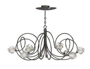 Lustre Hypnos - Cvl - Ø 85 cm - 9xG9 - Gris Graphite - LUHYPN9GH_