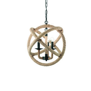 Lustre en corde 3 lampes Ideal lux Corda Antique Corde 130903