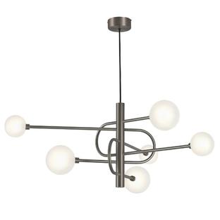 Lustre DIAPASON - Cvl - Ø 100 cm - 6xG9 - Graphite - LUDIAP10SGDE