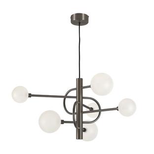 Lustre DIAPASON - Cvl - Ø 79 cm - 6xG9 - Graphite - LUDIAP08SGDE