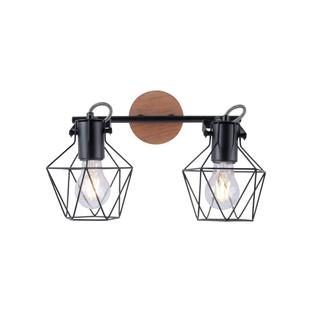 Plafonnier 2 lampes design Leuchten Direkt Jaro Beige Métal 15672-78