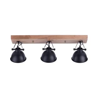 Plafonnier 3 lampes design Leuchten Direkt Samia Noir Métal 11983-18