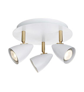 Plafonnier 3 lampes design Markslöjd Ciro Blanc Métal 106319