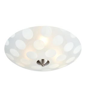 Plafonnier 3 lampes design Markslöjd Dots Gris Métal 107359