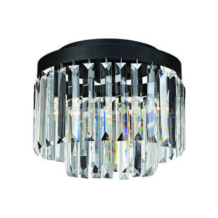 Plafonnier 3 lampes design Markslöjd Ventimiglia Noir Métal 106564