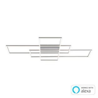 Plafonnier 3 lampes led connecté Neuhaus Q-Inigo Gris Métal - Verre Acrylique 8195-55