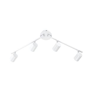 Plafonnier 4 lampes design Leuchten Direkt Tarik Blanc Métal 11944-16