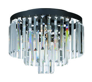 Plafonnier 4 lampes design Markslöjd Ventimiglia Noir Métal 106563