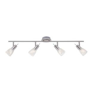 Plafonnier 4 lampes led Leuchten Direkt Julia Gris Métal 11864-55