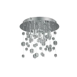 Plafonnier 5 lampes design Ideal lux Neve Chrome Métal 094687