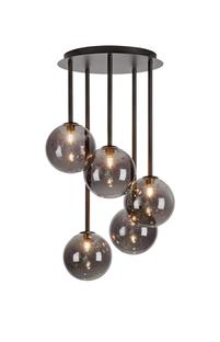 Plafonnier 5 lampes design Markslöjd Universe Noir Métal 108111