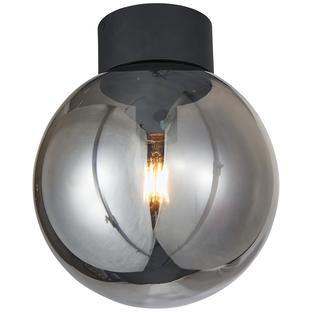 Plafonnier design Brilliant Astro Noir Métal - Verre 85290/93