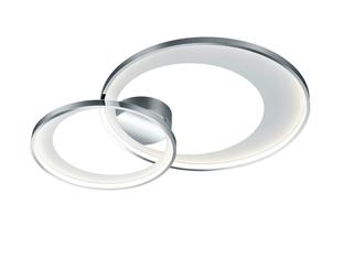 Plafonnier design Trio Granada Chrome Métal 673890206