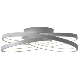 Plafonnier led Brilliant Labyrinth Gris Métal G96894/22