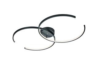Plafonnier led connecté Trio Citizen Noir Métal 651110232