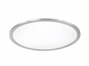 Plafonnier led connecté Trio Griffin Nickel satiné Métal 657494007