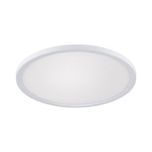 Plafonnier led Leuchten Direkt Flat Blanc Aluminium 15571-16