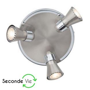 Plafonnier Sanny - Métal Chromé -  Brilliant Reconditionnée - G15434/77-LOL