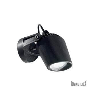 Spot extérieur led Ideal lux Minitommy Noir résine 096476