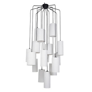 Suspension Cosiness - 16xE27 - Ø 80 cm - Métal / Tissus - Market Set - PR503516
