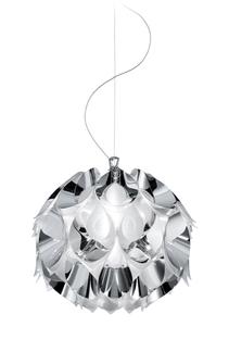 Suspension 2 lampes design Slamp Flora Gris Technopolymère FLO85SOS0001S_000