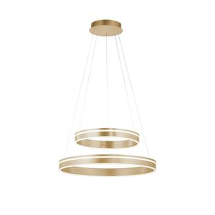 Suspension 2 lumières led Neuhaus Q-Vito Laiton Fer 8420-60