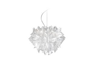 Suspension 4 lampes design Slamp Veli Transparent Technopolymère VEL78SOS0003LE000