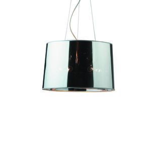 Suspension 5 lampes design Ideal lux London Chrome Métal 032351