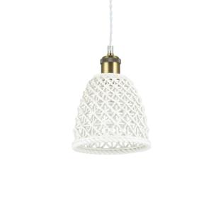 Suspension design Ideal lux Lugano Blanc Céramique 206820