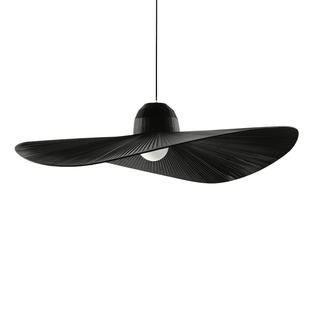 Suspension design Ideal lux Madame Noir Métal - Tissus 174402