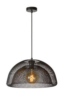 Suspension design Lucide Mesh Noir Métal 78387/01/30