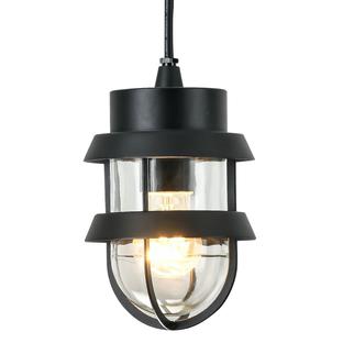 Suspension extérieure design Lo Select Coast Noir Acier 6634 E27